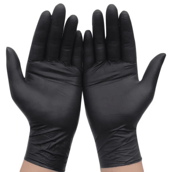 Guantes de Nitrilo negro y rosado