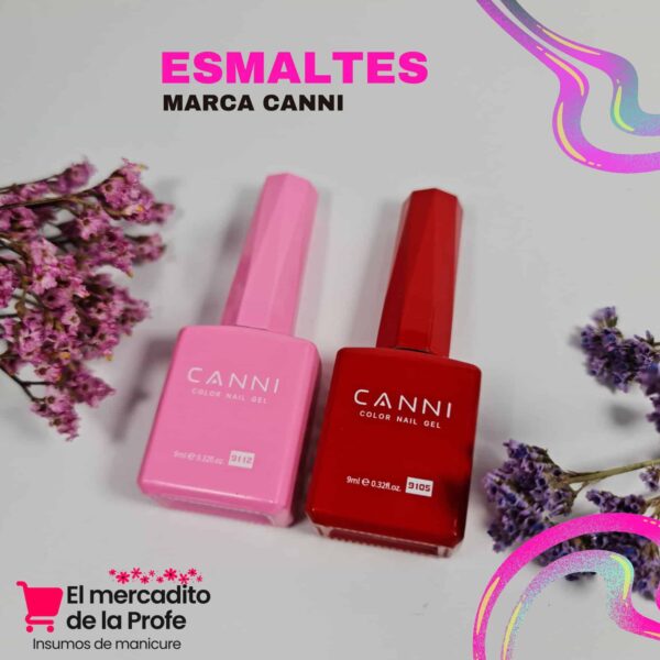 Esmaltes Profesionales Canni 9 ml nueva edición