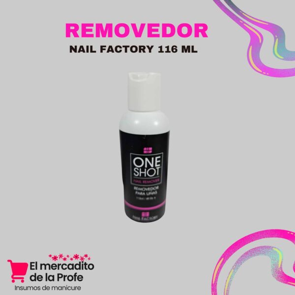 Removedor Nail Factory ONE SHOT