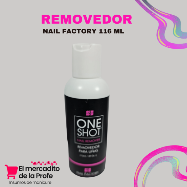 Removedor Nail Factory ONE SHOT - Imagen 3