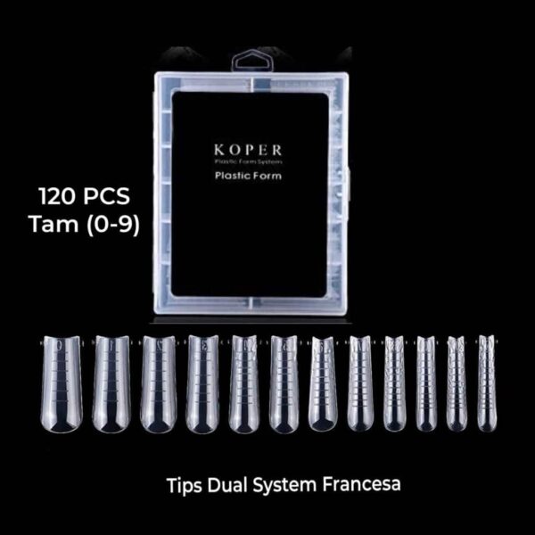 Tips dual system completo francesa 120pcs